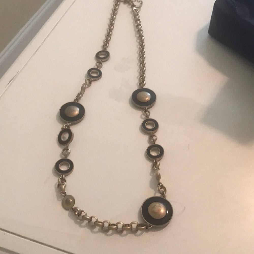 Black and gold necklace